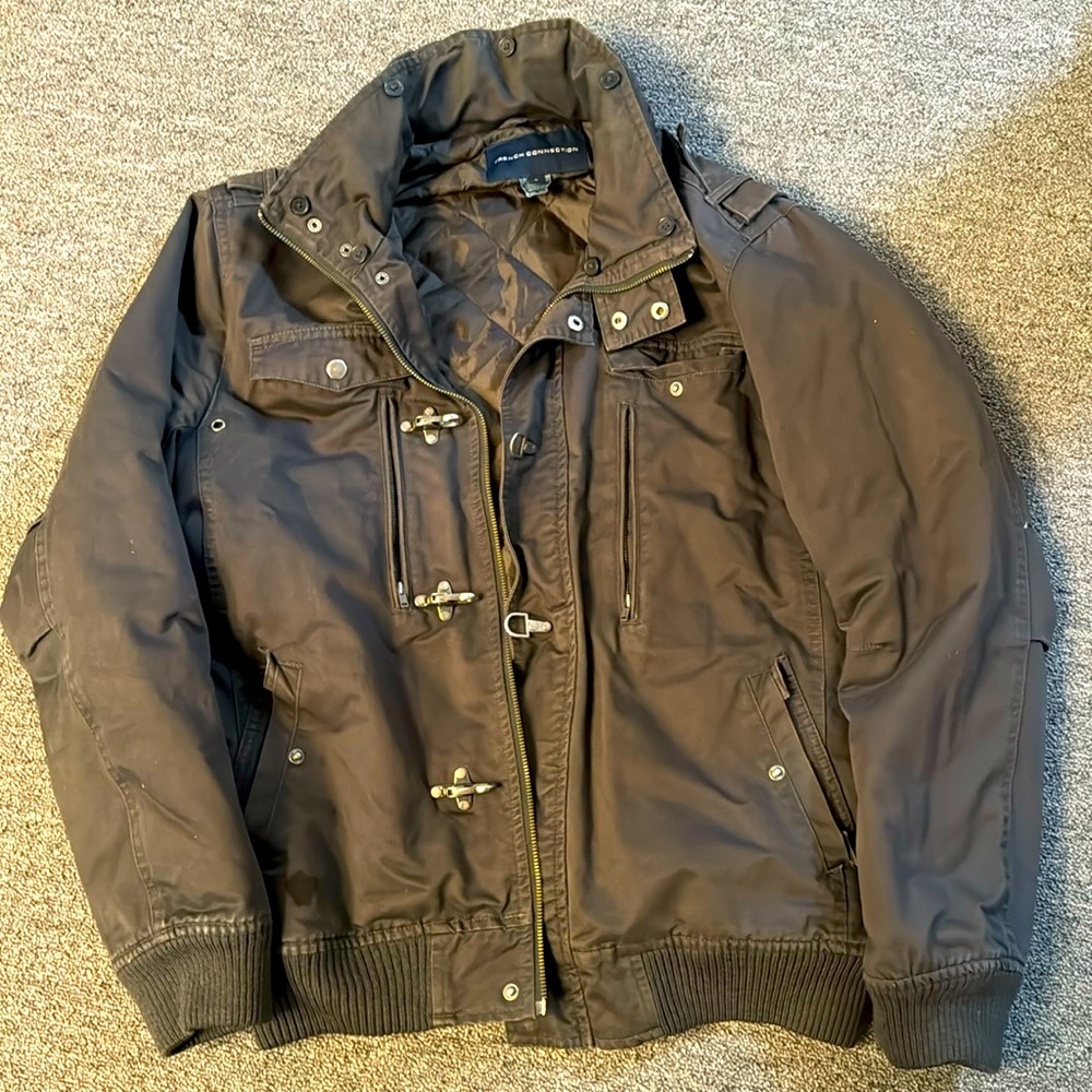 French connection men’s bomber jacket size M